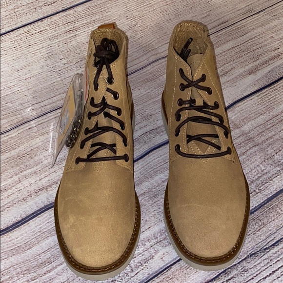 toms water resistant leather porter boots